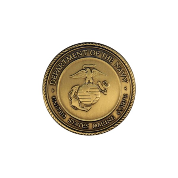 US Marine Brass Service Medallion